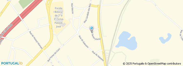 Mapa de Rua de Santa Joana