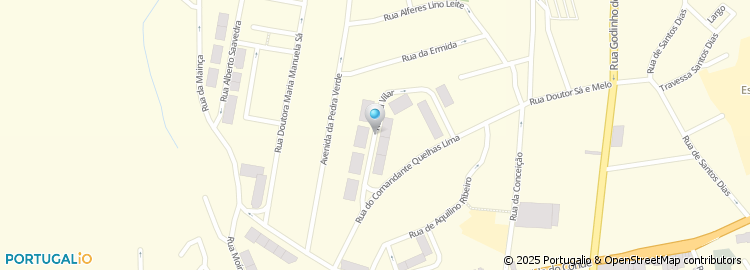 Mapa de Rua do Professor Corino de Andrade