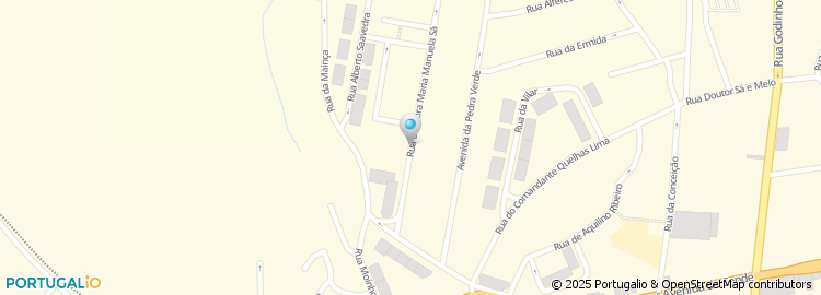 Mapa de Rua Doutora Maria Manuela Moreira de Sá