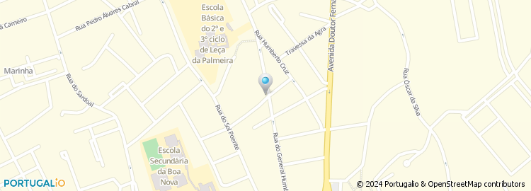 Mapa de Rua Manuel Gouveia