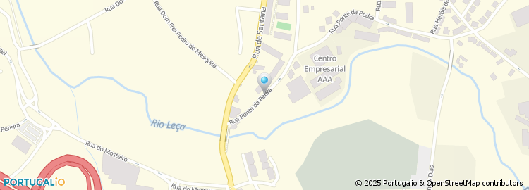 Mapa de Rua Ponte da Pedra