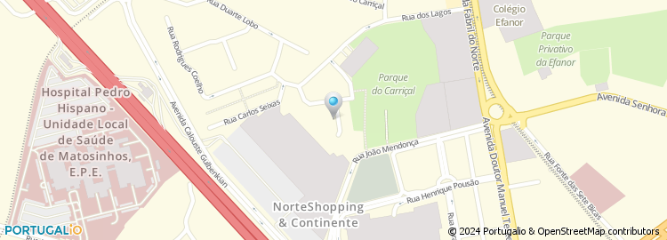 Mapa de Rua Rodrigues Migueis