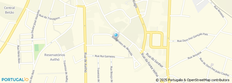 Mapa de Rua Simões de Almeida