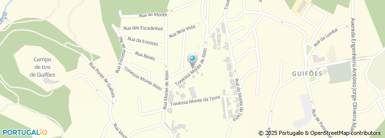 Mapa de Travessa de Monte Xisto