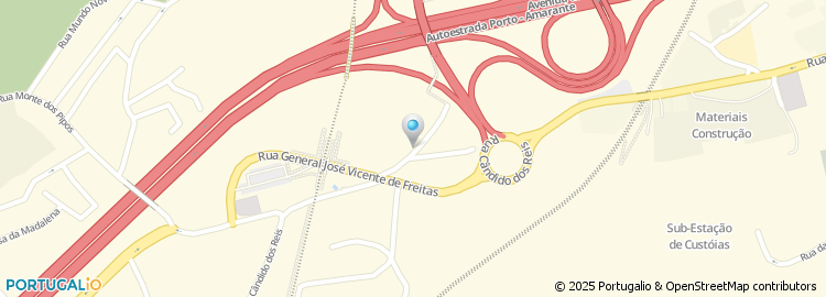Mapa de Viela Cândido dos Reis