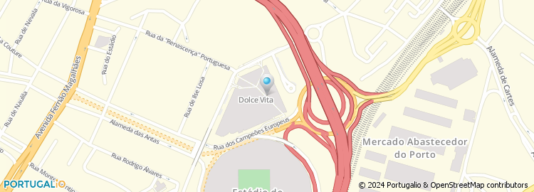 Mapa de Max Sapatarias, Dolce Vita Porto
