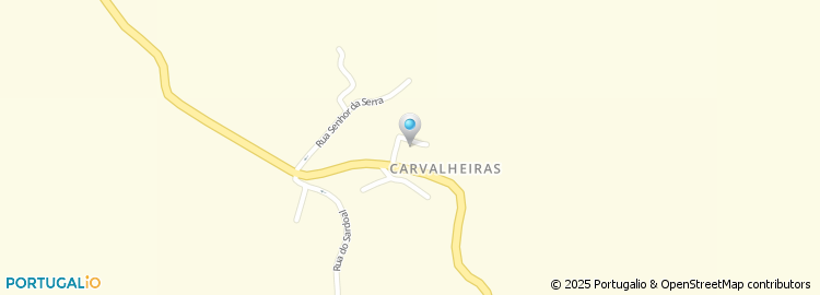 Mapa de Carvalheiras