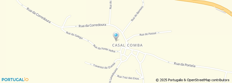 Mapa de Rua da Costa