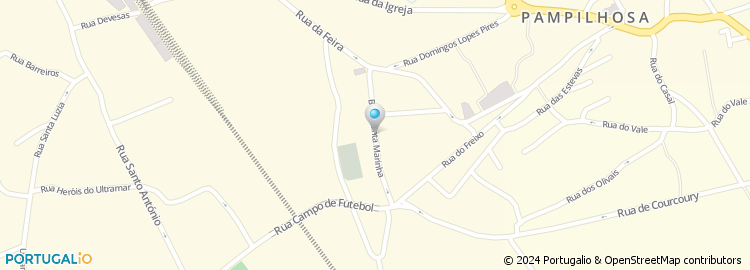 Mapa de Rua de Santa Marinha