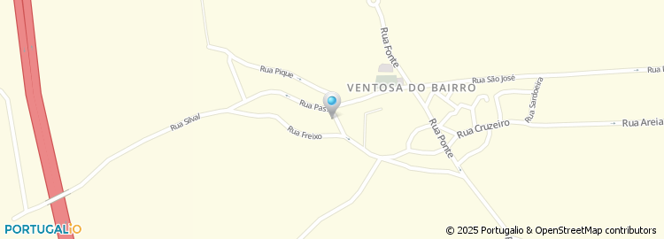 Mapa de Travessa da Fonte de Baixo