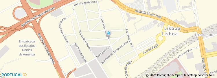 Mapa de Mendes Godinho - Actividades Hoteleiras, Lda