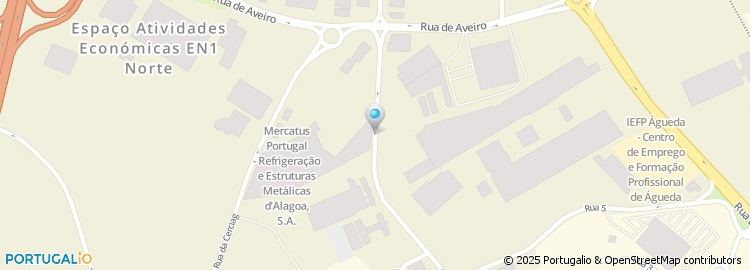 Mapa de MERCATUS - Refrigeração e Estruturas Metálicas d`Alagoa, SA