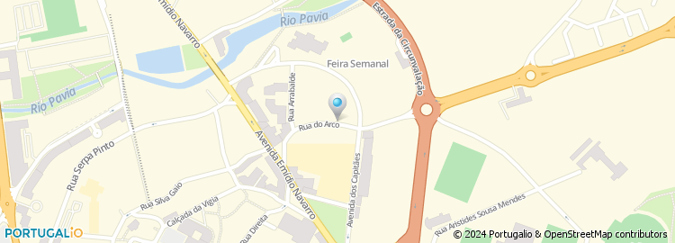 Mapa de Mercearia do Arco Cunha & Soares, Lda