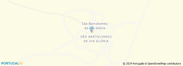 Mapa de São Bartolomeu de Via Glória