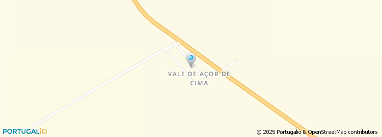 Mapa de Vale Açor de Cima