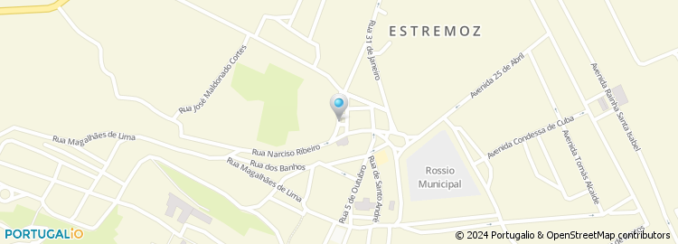 Mapa de MIDE - Mediadores Imobiliarios de Estremoz, Lda