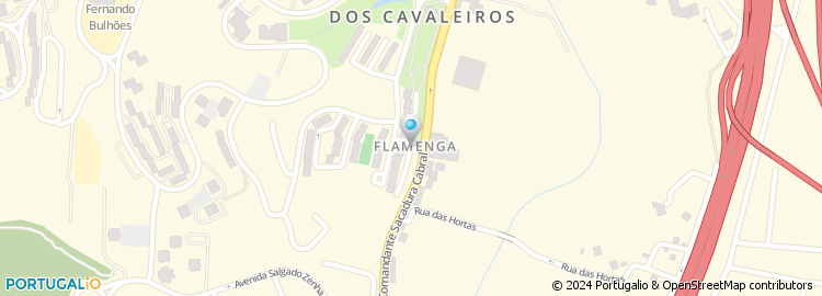 Mapa de Mini Merc. da Flamenga, Lda