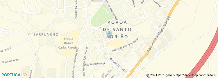 Mapa de Mini Mercado Quinta da Ponte Lda