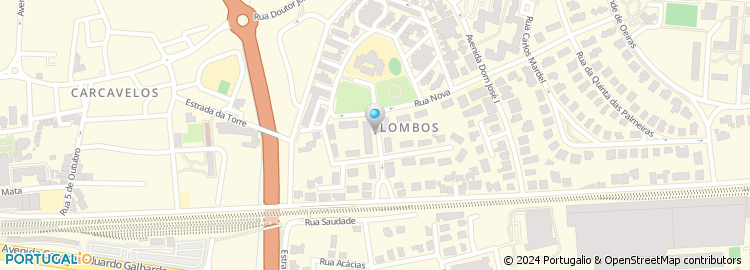 Mapa de Minimercado Alto dos Lombos, Lda