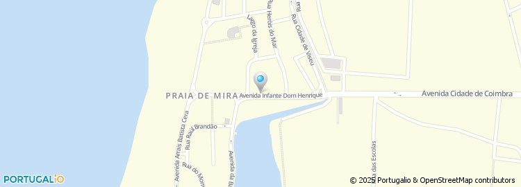 Mapa de Avenida Infante Dom Henrique