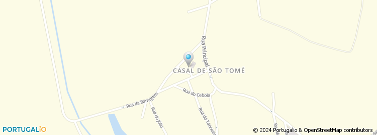 Mapa de Estrada Florestal Casal de São Tomé