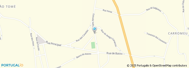 Mapa de Rua da Estrada Velha