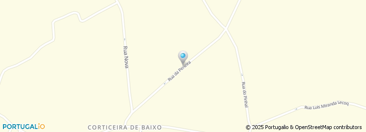 Mapa de Rua da Peneira