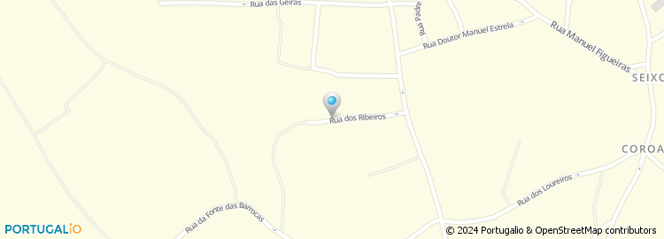 Mapa de Rua dos Ribeiros