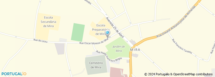 Mapa de Rua Óscar Moreira da Silva