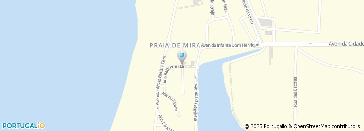 Mapa de Rua Raúl Brandão