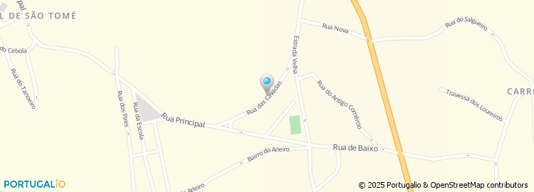 Mapa de Travessa das Cavadas