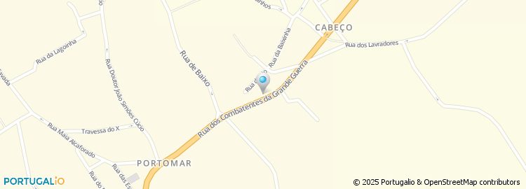 Mapa de Travessa do Rio
