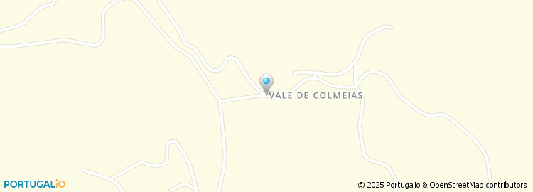 Mapa de Vale de Colmeias