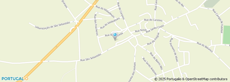 Mapa de Rua da Calçada