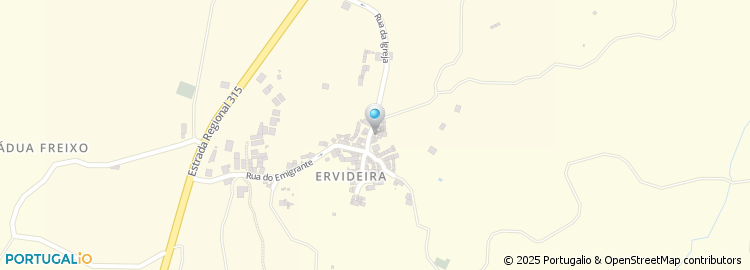 Mapa de Ervideira