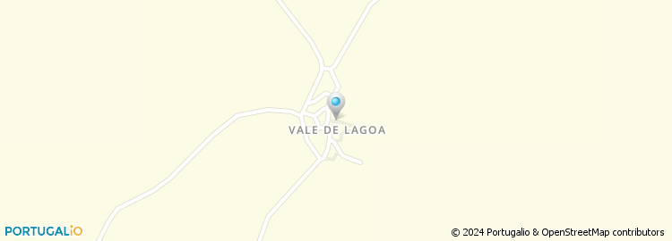 Mapa de Vale de Lagoa