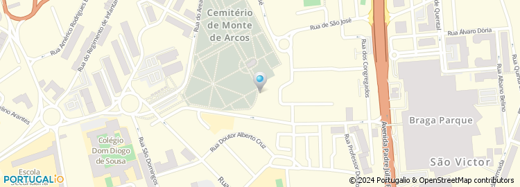 Mapa de Mister Minit, Braga Parque
