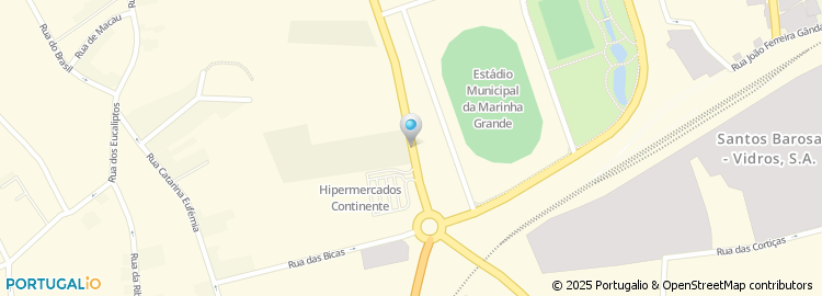 Mapa de Mo, Centro Comercial Continente da Marinha Grande