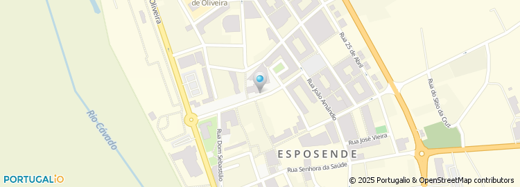 Mapa de Mo, Centro Comercial Continente de Esposende