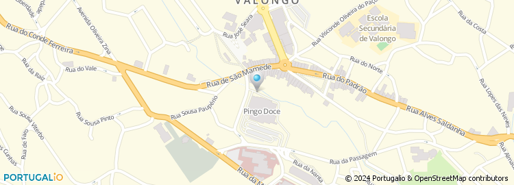 Mapa de Mo, Centro Comercial Continente de Valongo