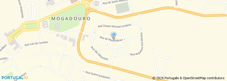 Mapa de Rua Abílio Salgado