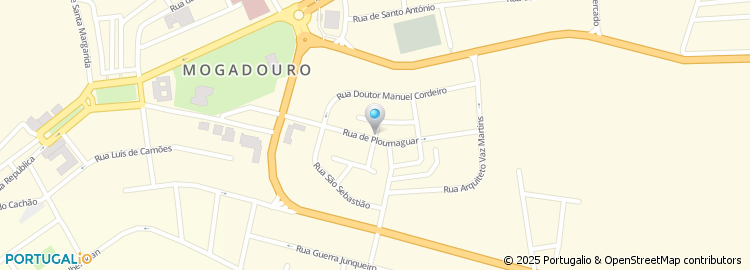 Mapa de Rua Bispo Dom Manuel Manso