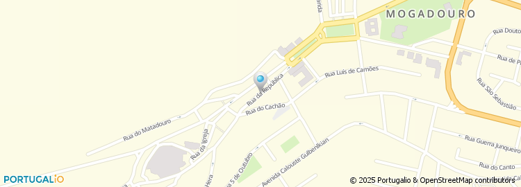 Mapa de Rua da República