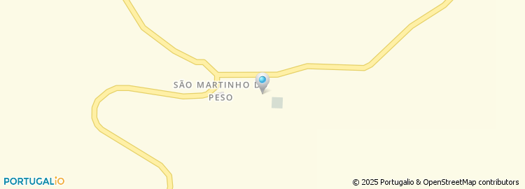 Mapa de São Martinho do Peso