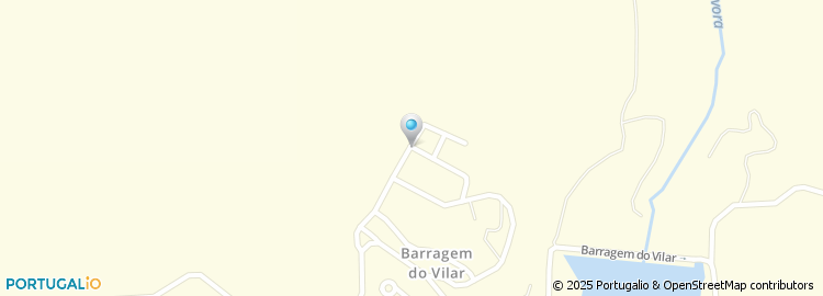 Mapa de Barragem do Vilar