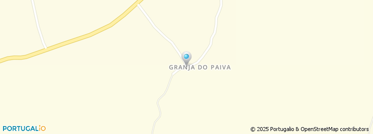 Mapa de Granja do Paiva