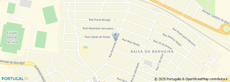 Mapa de Avenida Fernando Pessoa