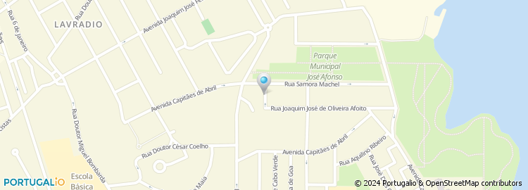 Mapa de Rua Agostinho Neto