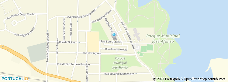 Mapa de Rua Amílcar Cabral