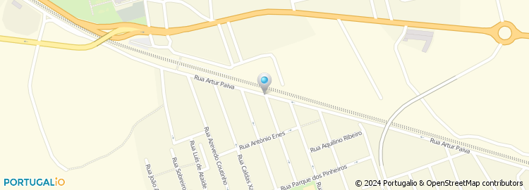 Mapa de Rua Artur Paiva